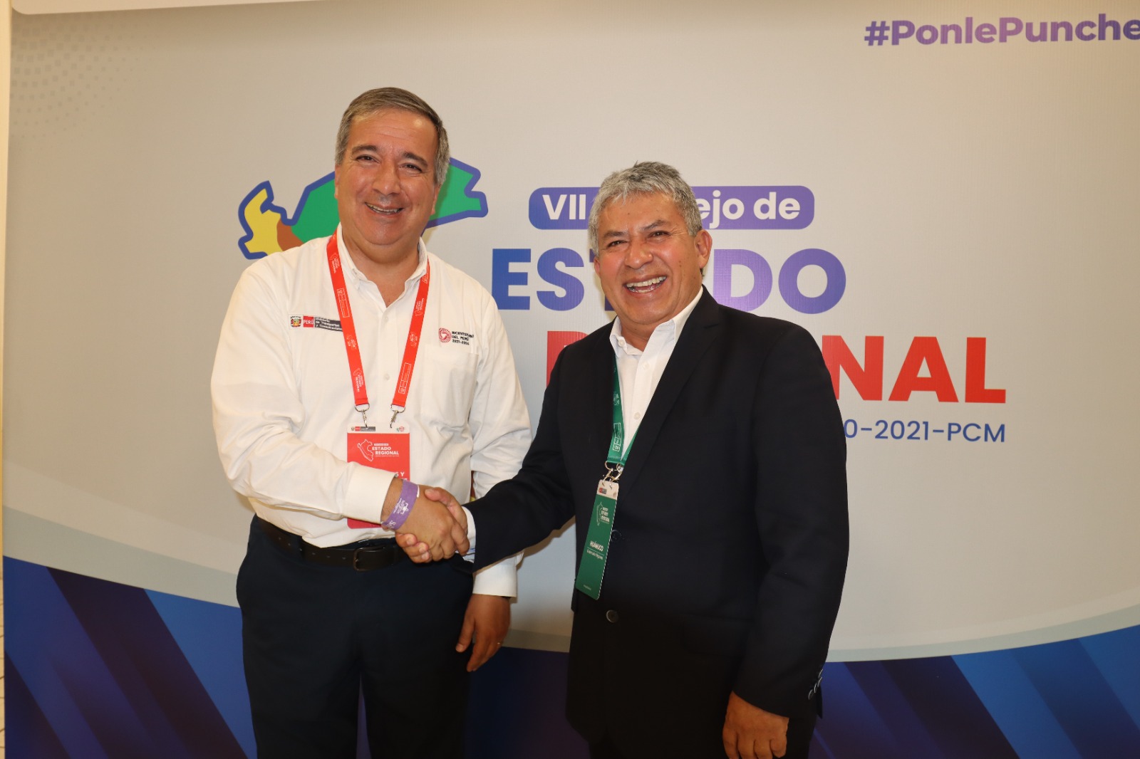 Gobernador Antonio Pulgar en reunión bilateral con el ministro de Transportes.