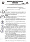 Vista preliminar de documento ORDENANZA MUNICIPAL N003-2016-MPPA-A
