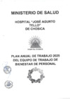 Vista preliminar de documento PLAN DE TRABAJO DE BIENESTAR DE PERSONAL