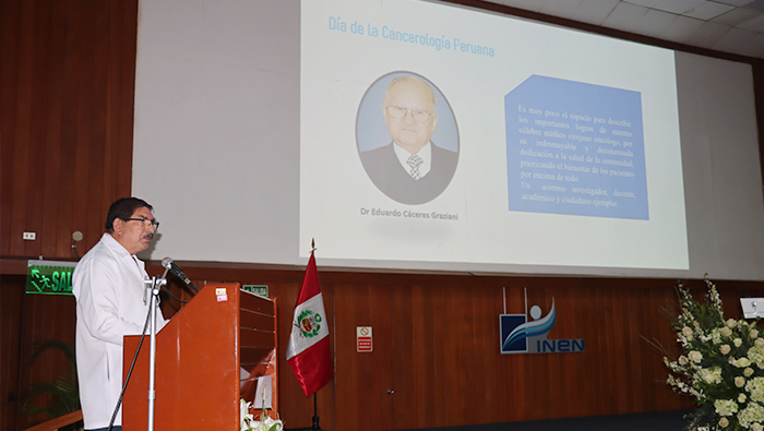 INEN conmemora el Día de la Cancerología Peruana en homenaje al Dr. Eduardo Cáceres Graziani, padre de la oncología en el Perú
