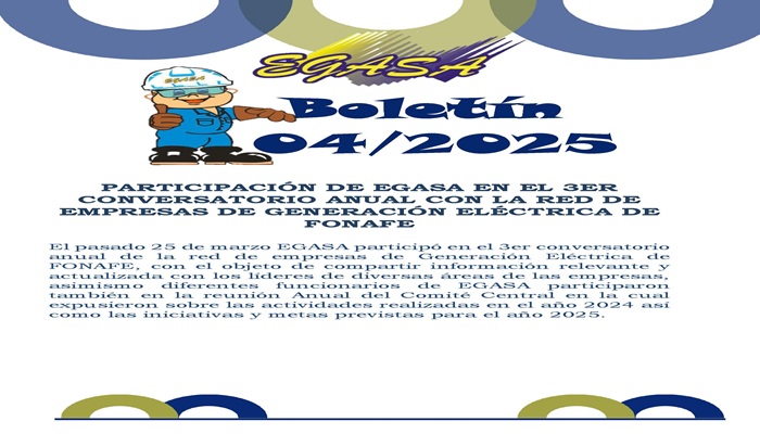 3ER CONVERSATORIO ANUAL CON LA RED DE EMPRESAS DE GENERACIÓN ELÉCTRICA DE FONAFE