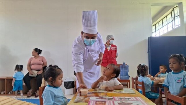 Servicio alimentario en EduCunas