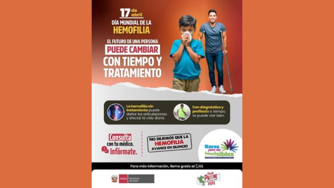 Día Mundial de la Hemofilia: conocerla salva vidas, detectarla a tiempo marca la diferencia