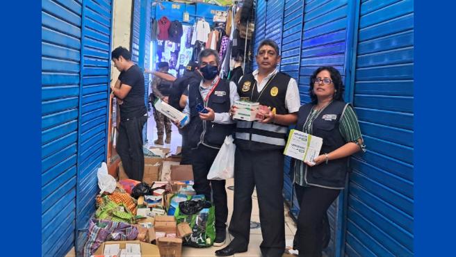 Incautan 15 toneladas de productos de higiene doméstica en fábrica clandestina en San Antonio de Huarochirí