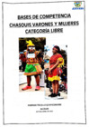 Vista preliminar de documento BASES DE LA COMPETENCIA DE CHASQUI CATEGORIA LIBRE