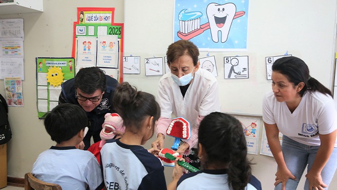 Callao: Minsa realizó jornada integral de promoción y prevención bucodental para niños con discapacidad