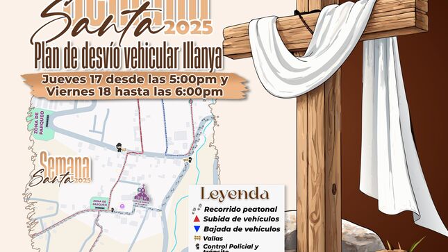 La Semana Santa 2025 se acerca, y con ella, el plan de desvío vehicular. 🚗❌