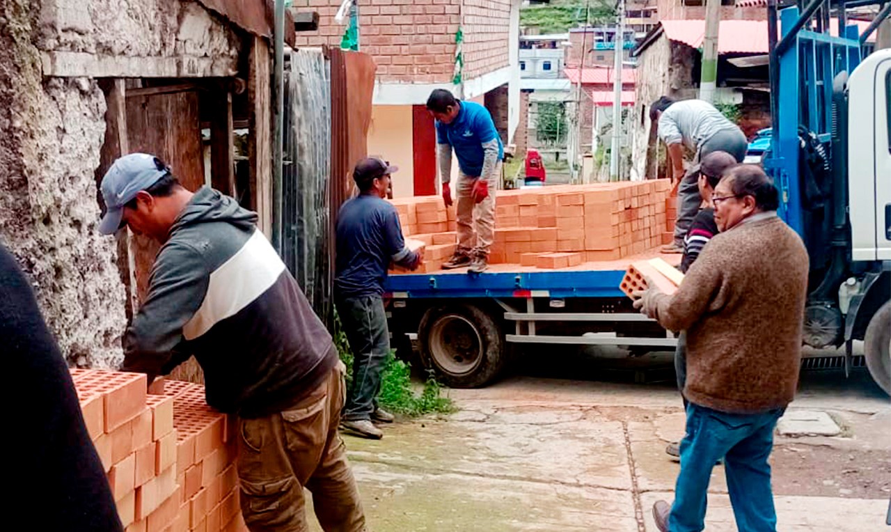 Entrega de materiales