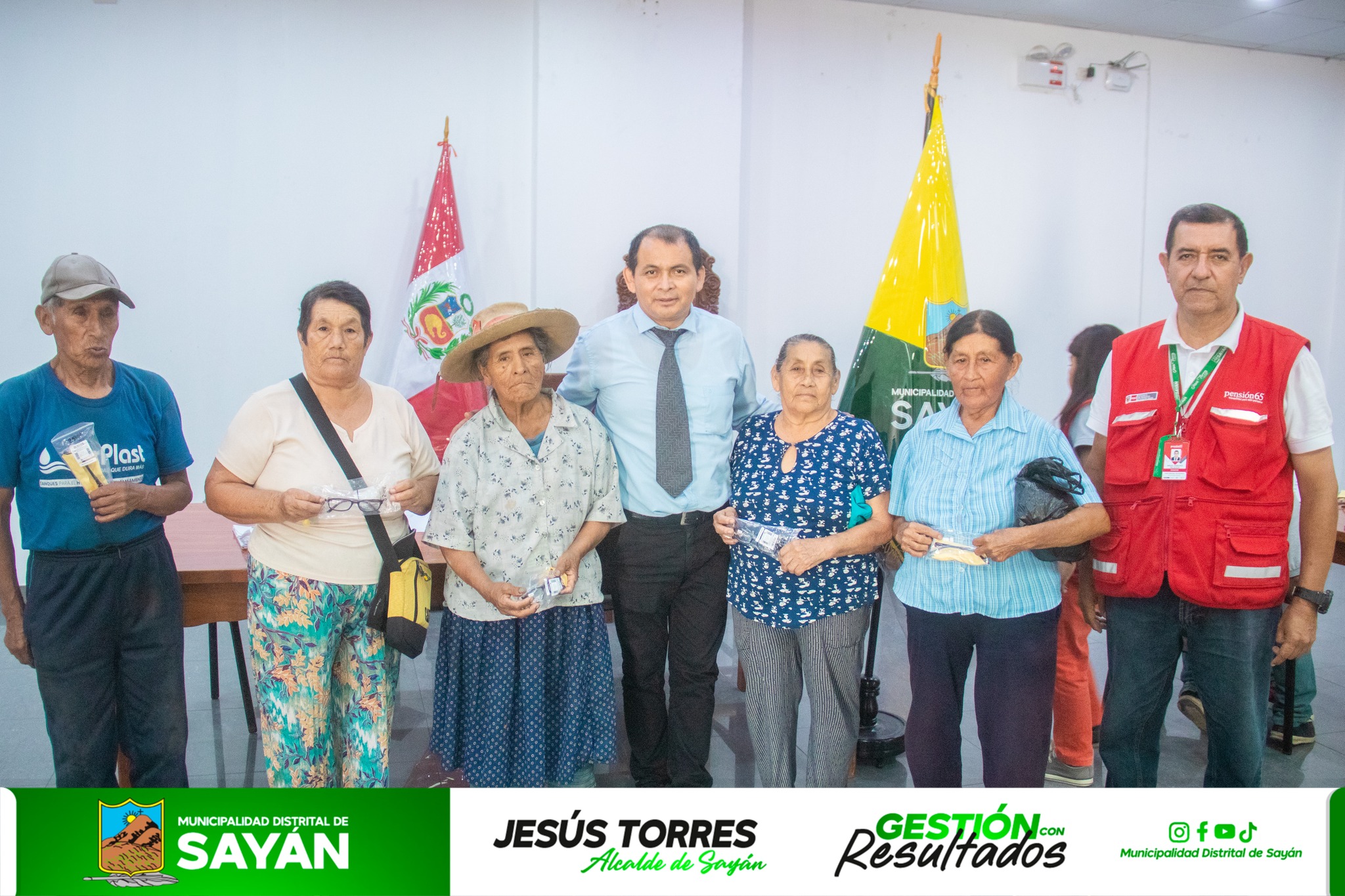 𝗠𝗨𝗡𝗜𝗖𝗜𝗣𝗜𝗢 𝗗𝗘 𝗦𝗔𝗬Á𝗡 𝗘𝗡 𝗖𝗢𝗢𝗥𝗗𝗜𝗡𝗔𝗖𝗜Ó𝗡 𝗖𝗢𝗡 𝗣𝗥𝗢𝗚𝗥𝗔𝗠𝗔 𝗣𝗘𝗡𝗦𝗜Ó𝗡 𝟲𝟱 𝗘𝗡𝗧𝗥𝗘𝗚𝗔 𝗟𝗘𝗡𝗧𝗘𝗦 𝗔 𝗔𝗗𝗨𝗟𝗧𝗢𝗦 𝗠𝗔𝗬𝗢𝗥𝗘𝗦