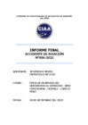 Vista preliminar de documento Informe Final CIAA-ACCID-006-2022, Matrícula OB-2152, Fecha 20-09-2022