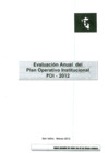 Vista preliminar de documento Evaluación Anual POI 2012