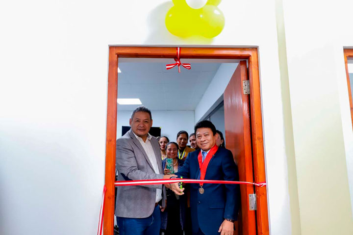 Corte de Sullana inaugura Cámara Gesell en Ayabaca