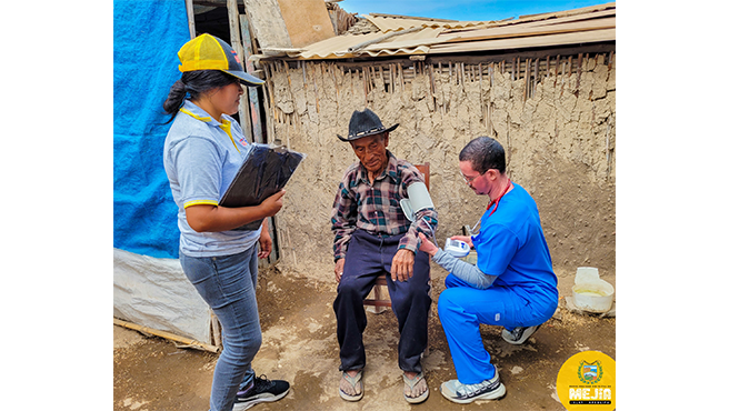 Continuamos con las atenciones médicas a domicilio en Mejía
