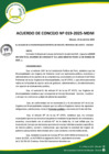 Vista preliminar de documento ACUERDO DE CONCEJO Nº 019-2025 DEJAR SIN EFECTO ACUERDO DE ASIGNACION PREUSPUESTAL REGIDORES FISCALIZACION AL 1%