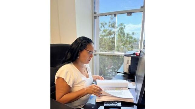 La jueza del Primer Juzgado Civil de Sullana Ana Libia Jiménez Pineda participó en la jornada