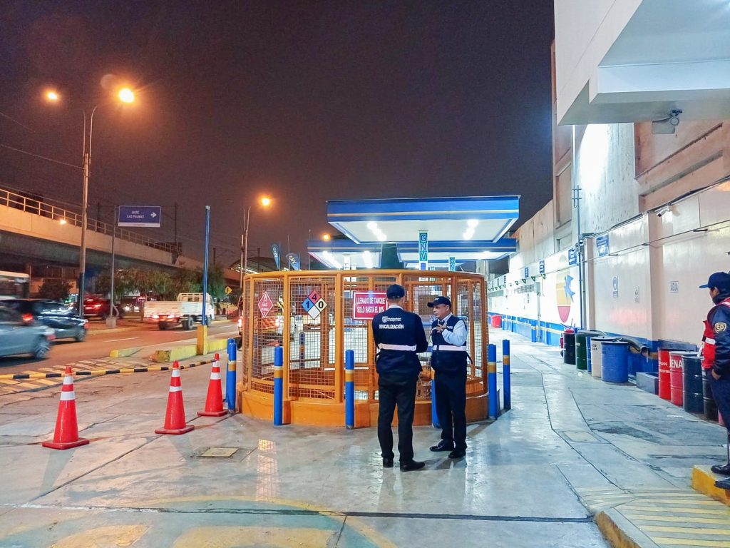 Municipalidad de Surco realiza operativos de prevención en grifos del distrito