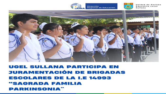 Juramentación de Brigadas Escolares