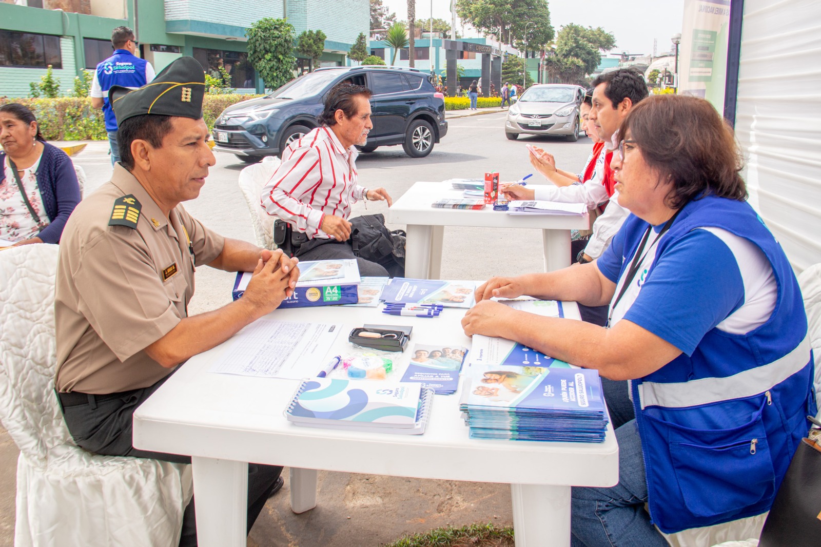 Seguro Saludpol participó en el “Módulo Itinerante” de la Defensoría del Policía
