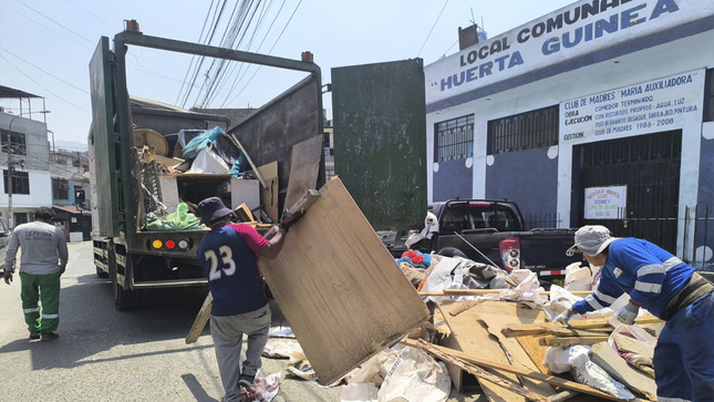 Municipalidad del Rímac Limpia Techos den Distrito