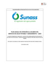 Vista preliminar de documento Plan Anual de Atención al Usuario del Servicio de Agua Potable y Saneamiento 2025