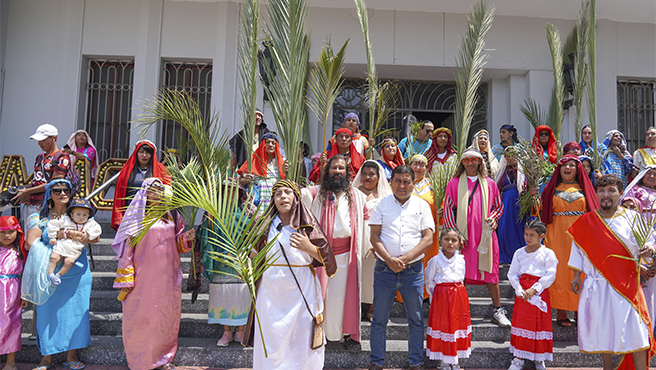 domingo de Ramos desde Nuestro Palacio Municipal