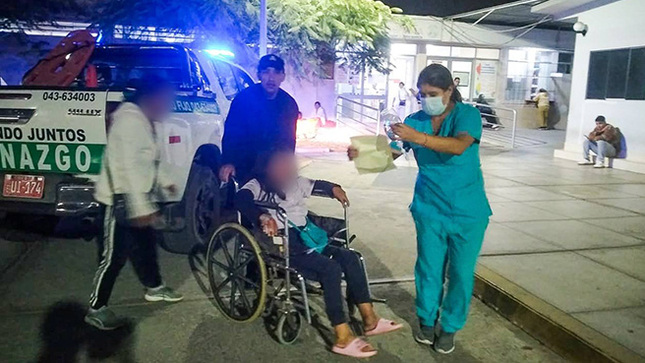 Auxilian a mujer que fue mordida por víbora en San Jacinto