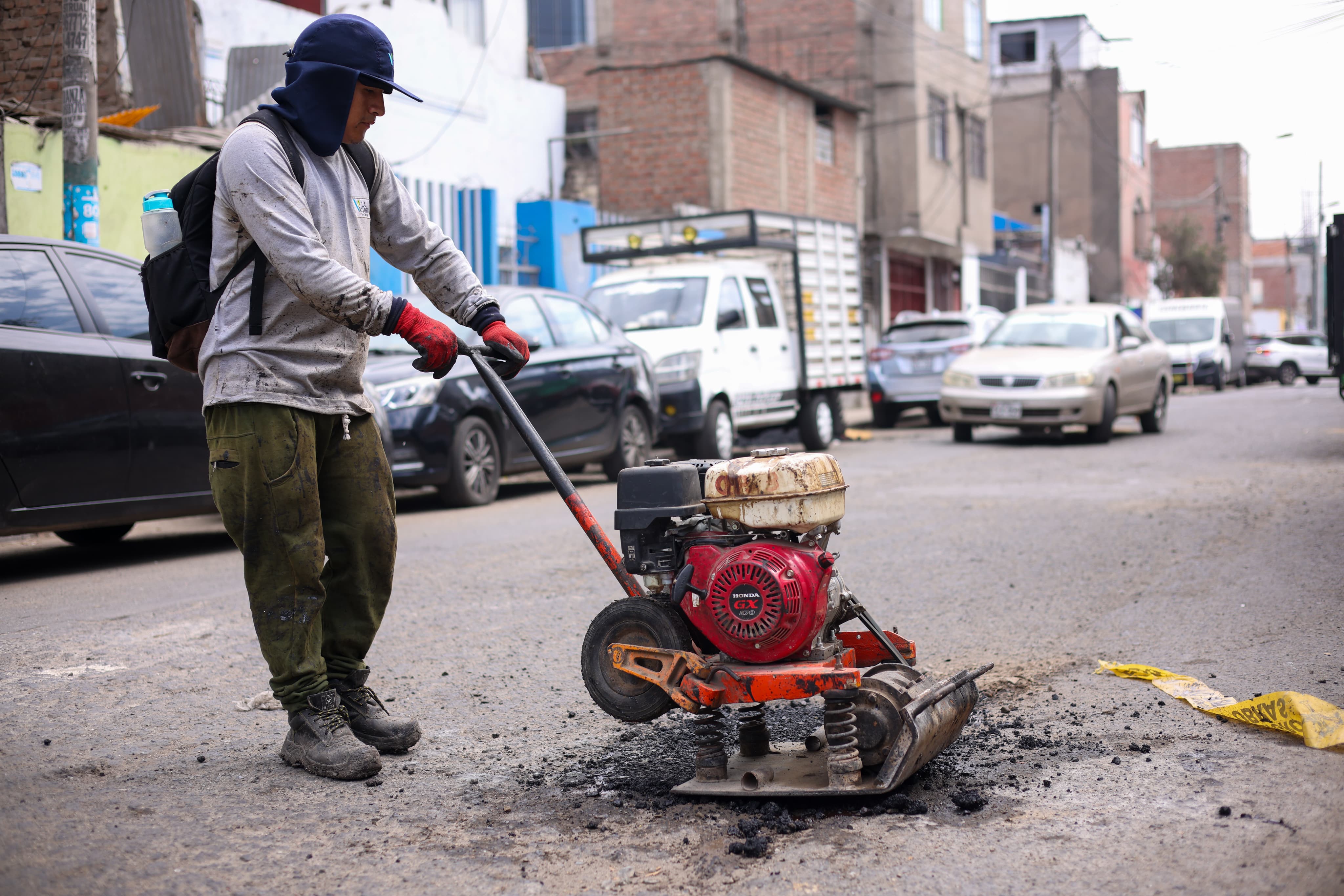 Bacheo de pistas