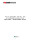 Vista preliminar de documento PLAN DE CONTINUIDAD OPERATIVA – PCO