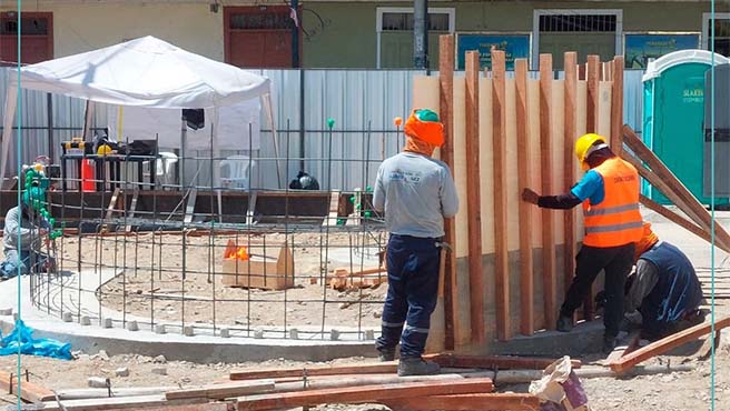 Construcción de la EMBLEMÁTICA PLAZUELA BOLOGNESI registra un avance del 35%