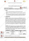 Vista preliminar de documento Resolución Administrativa
