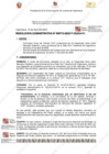 Vista preliminar de documento Resolución Administrativa