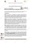 Vista preliminar de documento Resolución Administrativa