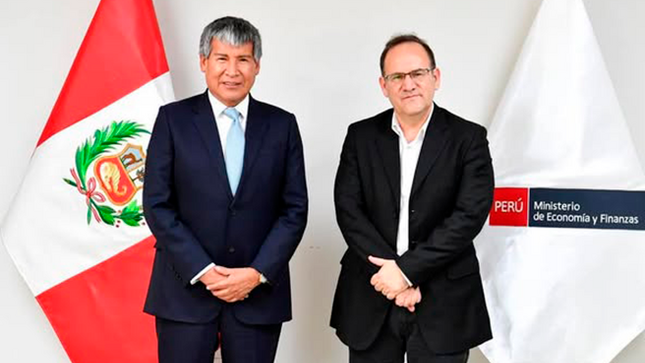 Fotografía del Presidente Ejecutivo de la Mancomunidad Regional de Los Andes y Ministro de Economía y Finanzas