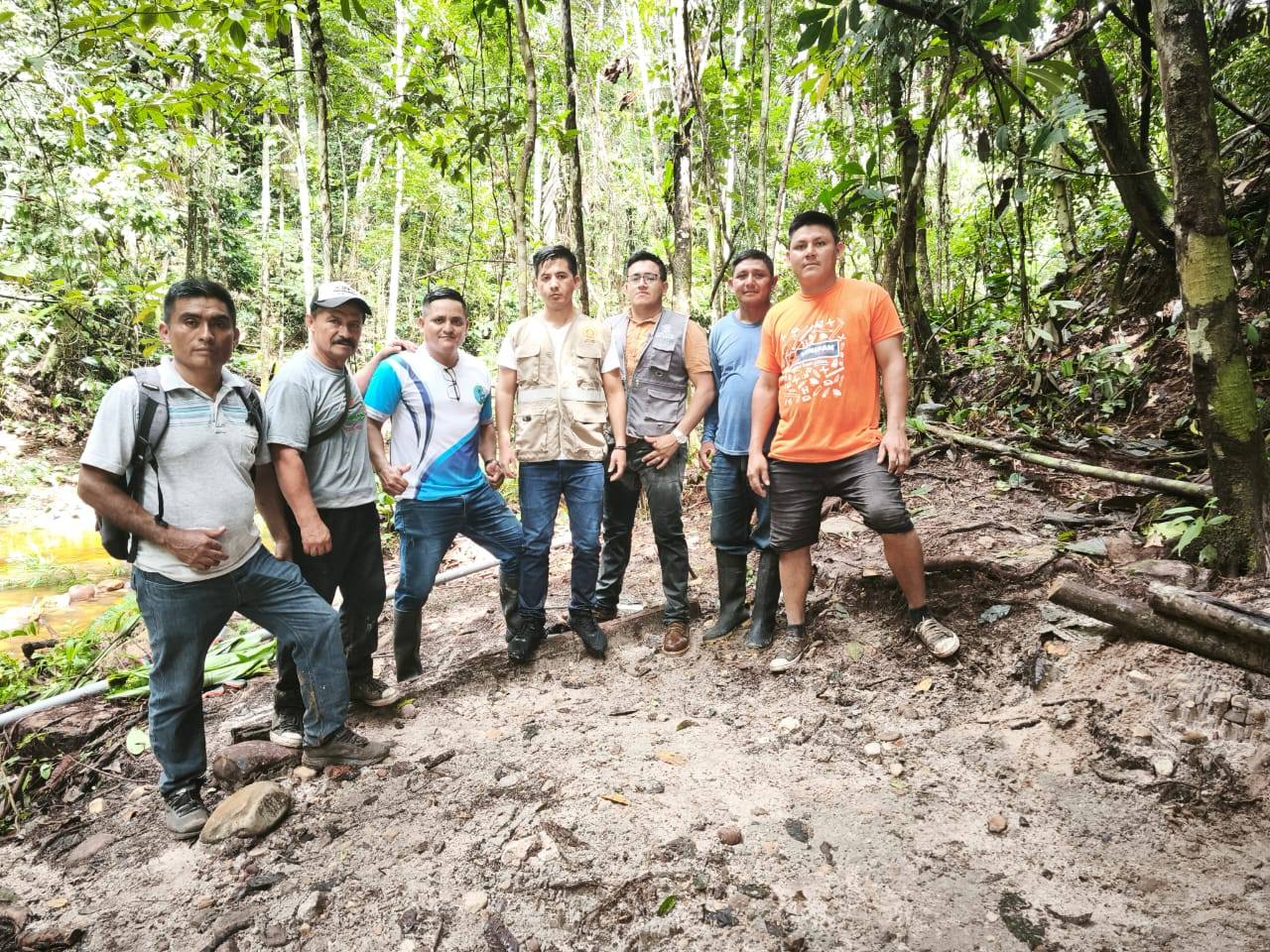visita a obras con la poblacion y funcionrios