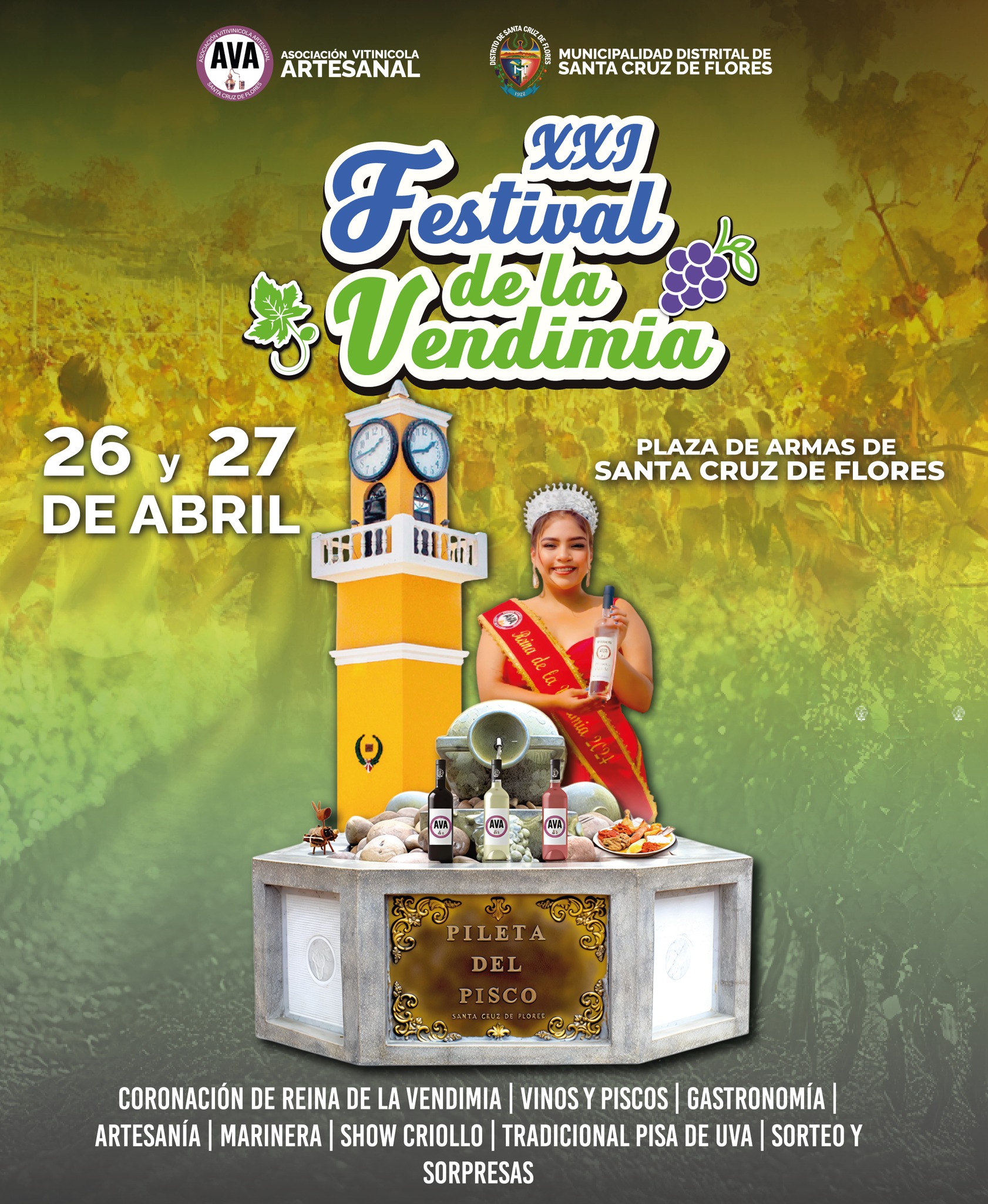 Santa Cruz de Flores celebra el XXI Festival de la Vendimia