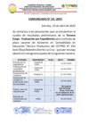 Vista preliminar de documento Comunicado N° 23  DE ABSOLUCION DE RECLAMOS 22042025 CETPRO ASIST CONTABILIDAD