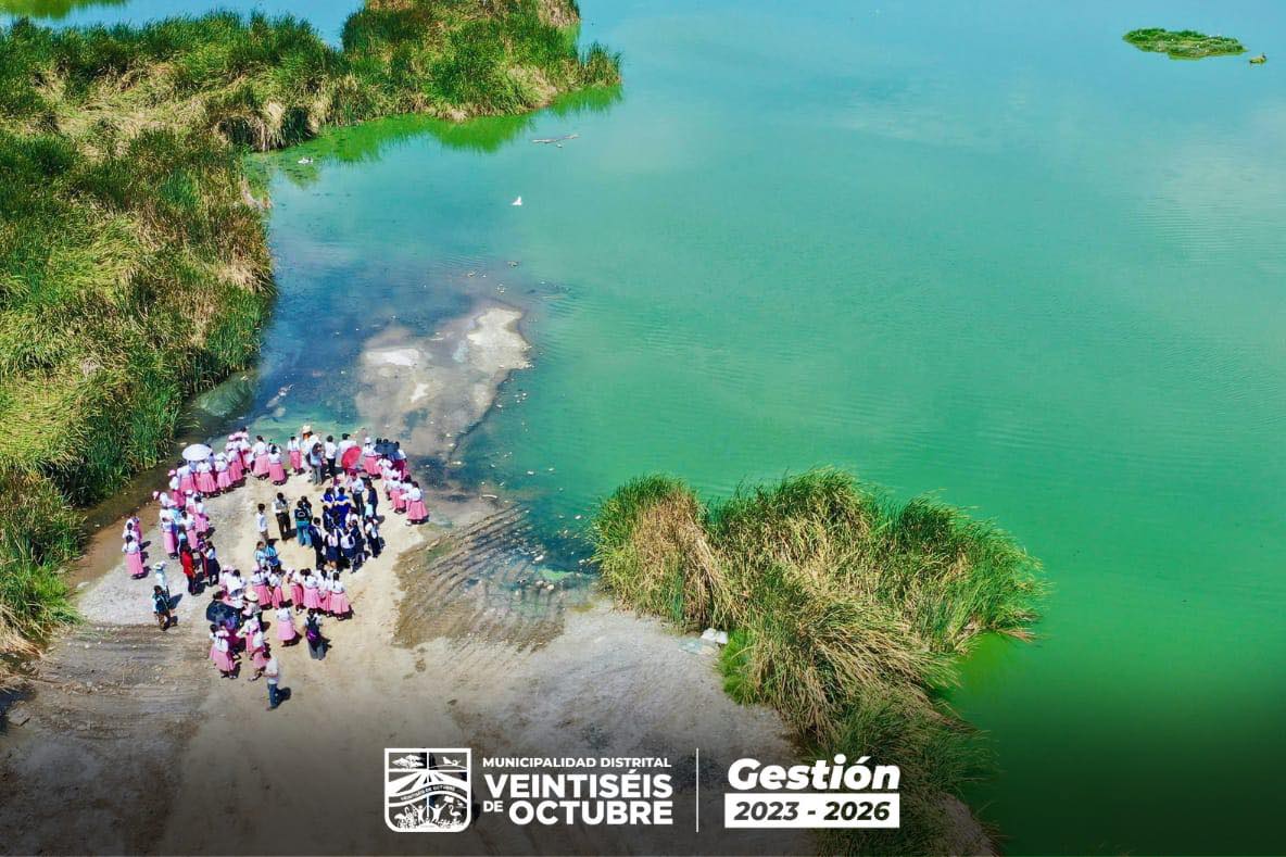 Municipalidad Distrital Veintiséis de Octubre conmemora el Día Internacional de la Tierra