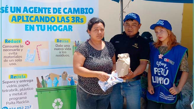 Primer ECOCANJE recolectó más de media tonelada de residuos aprovechables