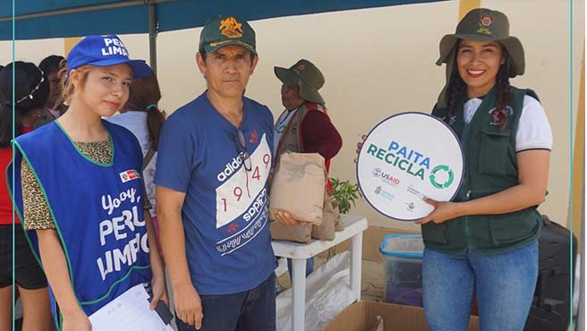 Primer ECOCANJE recolectó más de media tonelada de residuos aprovechables