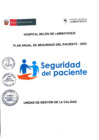 Vista preliminar de documento Plan Anual de Seguridad del Paciente HBL- 2025