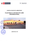 Vista preliminar de documento PLAN PARA EL ESTUDIO DE CLIMA ORGANIZACIONAL - HBL - 2025