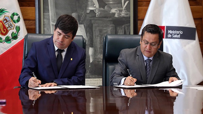 Cajamarca: Minsa firma convenio para la elaboración de expediente técnico del nuevo Centro de Salud San Marcos