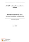 Vista preliminar de documento Ficha de implementación de las AEI del POI anual 2024 actualizado versión 2 de la Unidad Ejecutora N° 0127 Instituto Nacional Materno Perinatal