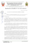 Vista preliminar de documento resolución de alcaldia N° 012-2025