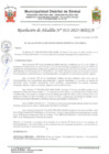 Vista preliminar de documento RESOLUCIÓN DE ALCALDIA N°013-2025