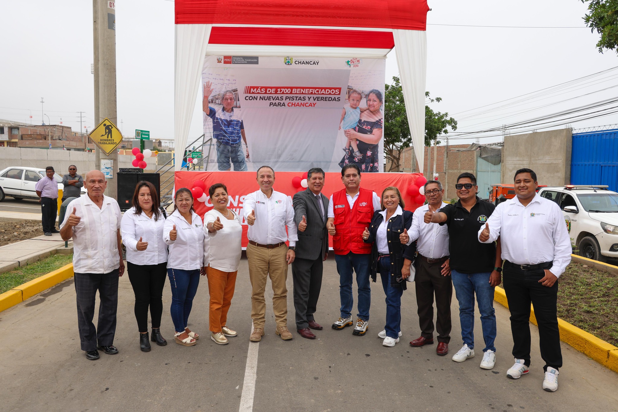Pistas y veredas chancay