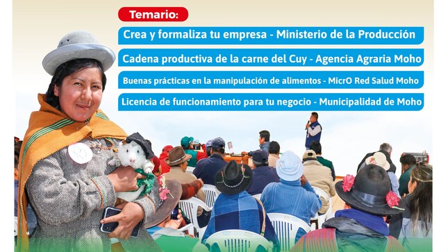 Transforma tu Emprendimiento, Participa en el Evento de la Municipalidad de Moho para Formalizar y Potenciar tu Negocio 