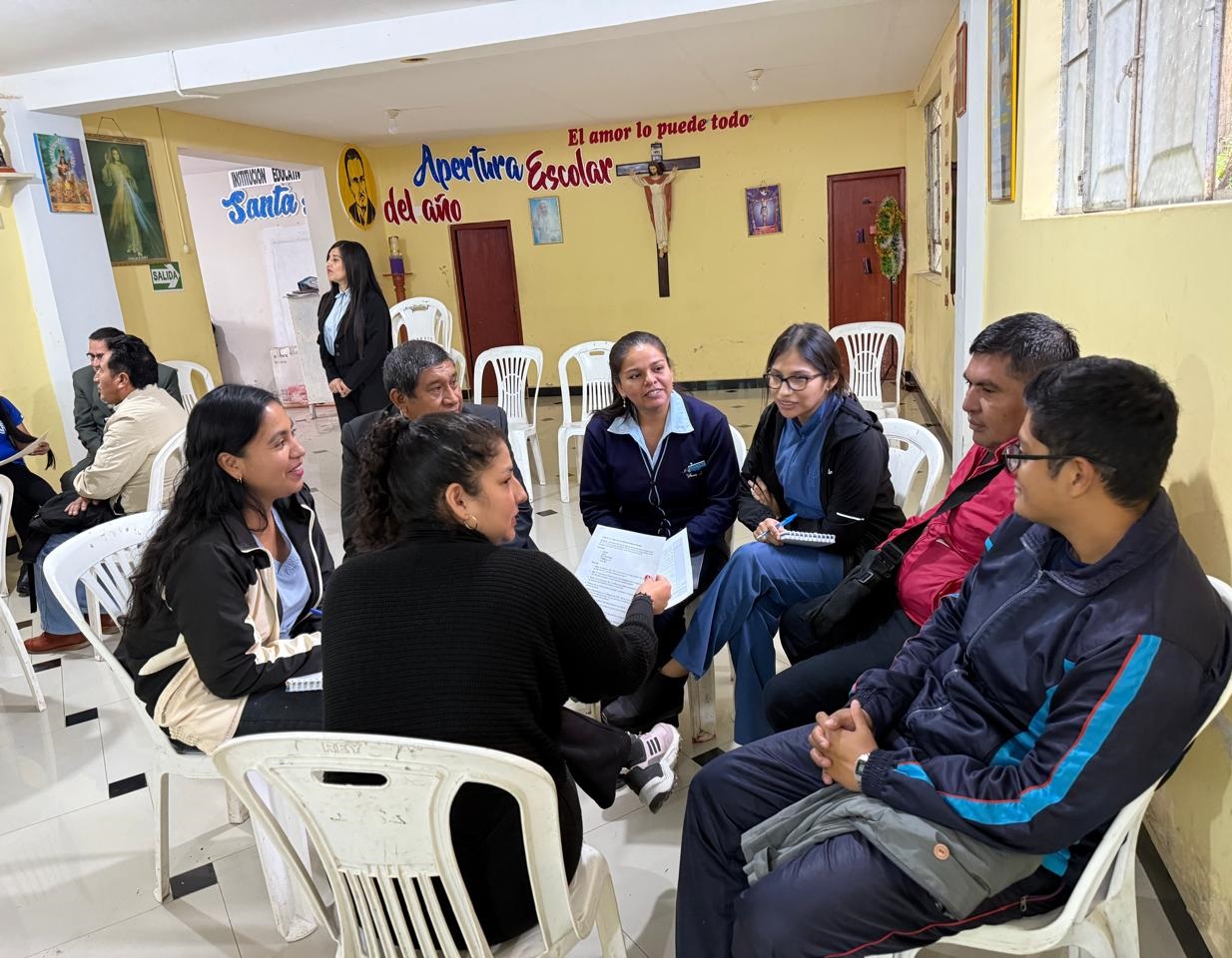 GORE capacita a psicólogos y tutores de siete colegios de Huarmaca para prevenir casos de violencia escolar