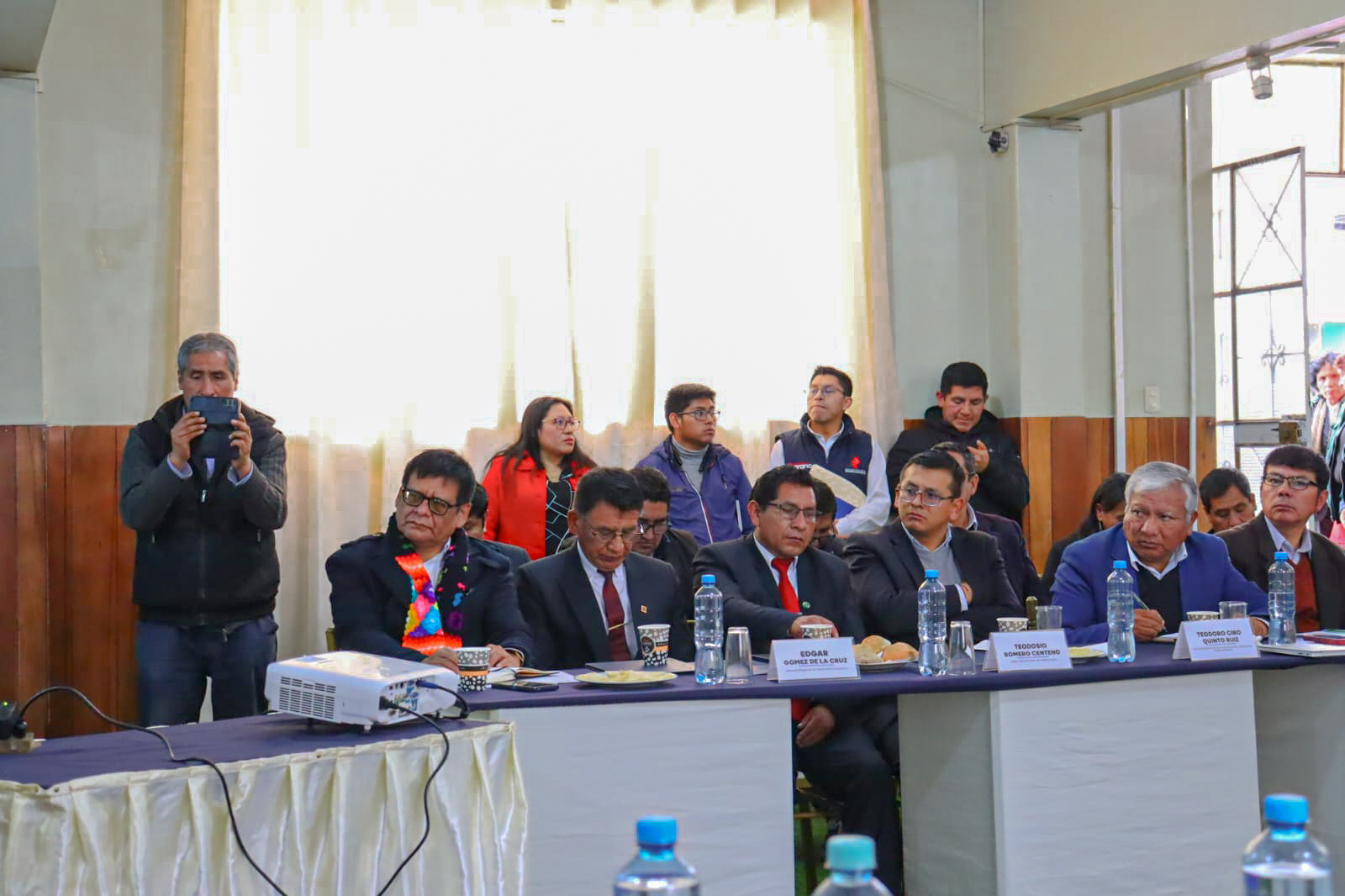Participación de Gerentes y Funcionarios del Gobierno Regional de Huancavelica, asimismo, del Director Ejecutivo de la MRDLA.