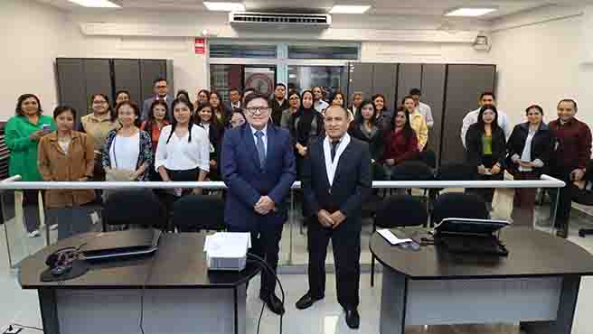 Magistrado Pedro Gil Espinoza fue expositor que cerró el ciclo de conferencias por el 64° Aniversario de la Corte Superior de Justicia del Callao